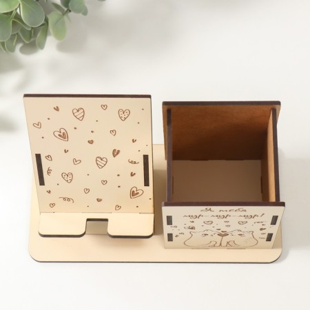 The desktop organizer "Mur-Mur-Mur" 18x12.5x9 cm (set of 9 parts)-4