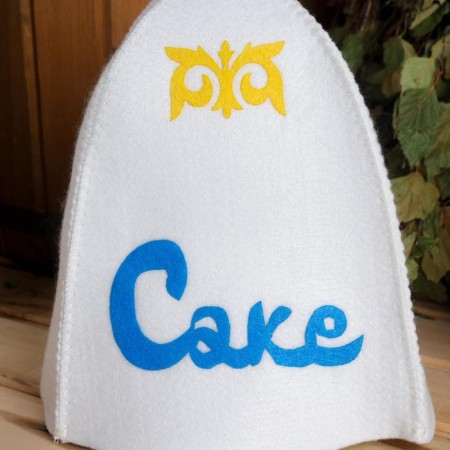 Bath cap with applique "Sake"-1