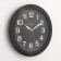 Wall clock, series: classic, d = 29 cm, black rim