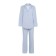 Women's costume (jacket, trousers) minku: Green Trend Blue color, size 42