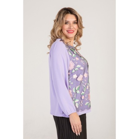 Female blouse, size 54, purple color-4