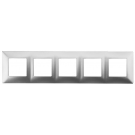 Frame for a circuit breaker for 5 posts, era Elegance, aluminum
