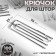Hook for curtains, 70 × 25 mm, silver color