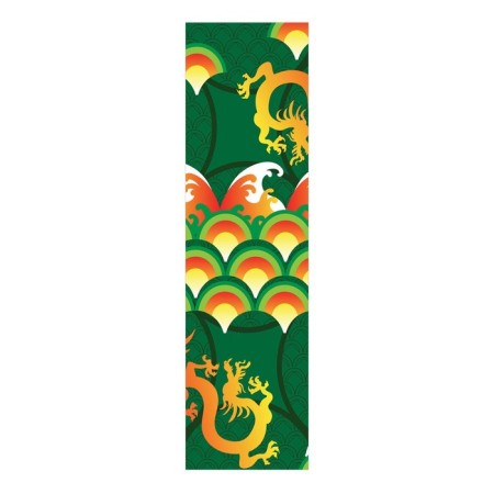 Path on the table "Fire Dragons", Oxford, size 40x145 cm-1