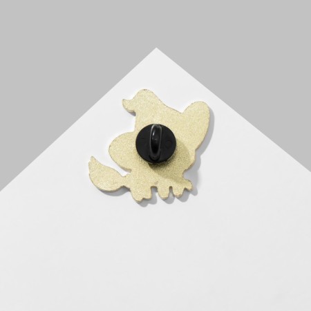 The icon "cat" is a witch on a broomstick, the color is black in gold-1
