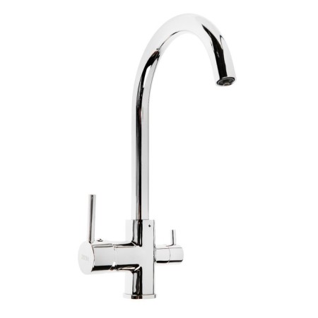 Kitchen mixer Zein ZC-011, with output for drinking water, brass, chrome-3