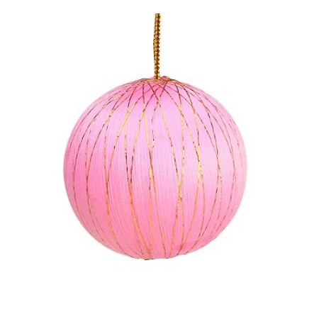 Set of balls plastic D-5 cm, 6 pcs "Golden thread" mix-3