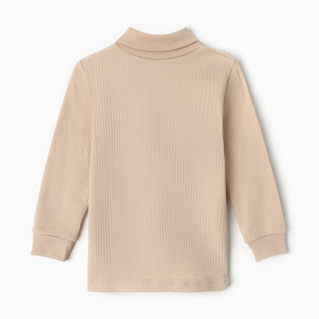 Baby turtleneck, beige color, height 68 cm-4