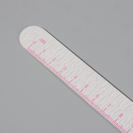 Steep file, set 20 pcs, abrasiveness 180, 18 cm, gray/pink color-3