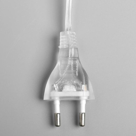 LED figure "Snowflake" 30 cm, plastic, 220 V, glow of white-4