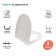 IDDIS 003DPSEI31 toilet seat, microlift, light -removable, duroplast, white