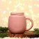 Ceramic mug “Everything will come true”, 450 ml, pink color