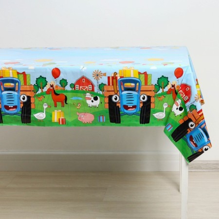Baby 120x180 cm, 35 md, blue tractor-2