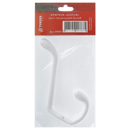 Hook furniture tundra TKD033, two -rod, white-2