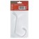Hook furniture tundra TKD033, two -rod, white