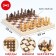 Board game 3 in 1: chess, checkers, backgammon, board wood 29 x 29 cm