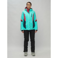 Ski suit, size 44, turquoise color