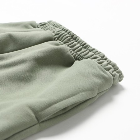 Pants for a boy, khaki color, height 134 cm-1