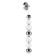 Crystal LED 13W 4000K 700LM wall lamp