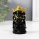 NECKE Polystone "Ganesha in the golden headdress" Black 4.7x4.7x9.7 cm