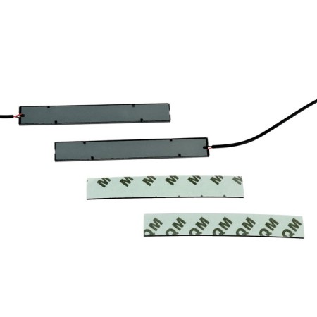 Daily running lights DRL-13 cm, 12 V, 8 diodes, steam-3