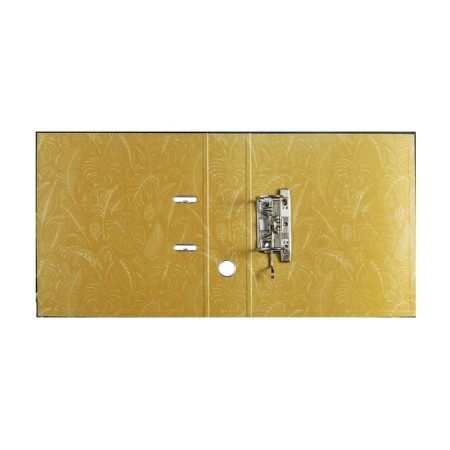 A4, 75 mm, Devente tropicana, laminated cardboard, black/green, collapsible.-2