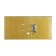 A4, 75 mm, Devente tropicana, laminated cardboard, black/green, collapsible.