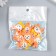 Decor for creativity Plastic "Olesha with a yellow bow" 2x2.5 cm