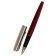 Handle Gift ball in the leatherette case, Bordeaux body with silver