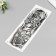 Tattoo on the body black "Zeus and mechanical watches" 48x17 cm