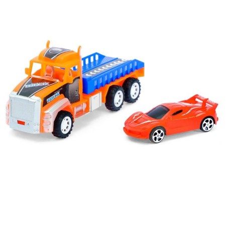 Truck Inertial "Carrier" with a car, MIX color-3