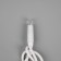 Garland “thread” 10 m, IP65, UMS, white rubber thread, 100 LED, warm white glow, 220 V