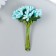 Flowers for decorating "inflorescence" Blue 1 bouquet = 12 colors 8.5 cm