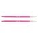 The knitting needles are removable shortened Zing KnitPro, for a cable 20 cm/5.00 mm 47525