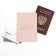 The cover for the passport is "strong and independent", artificial leather