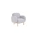 Armchair "Matis", Romano Cloud fabric
