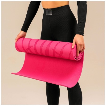 Joga mat, 183x61x0.6 cm, pink color-6