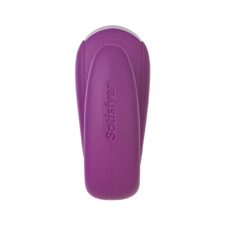 A multifunctional stimulator for steam Satiffyer Partner Double Fun, 9 cm, silicone, purple color-13