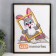 Photo frame plastic 30x40 cm black (589)