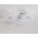 LED ceiling LED with Ambrella Light, Original, FA4018, 3HLED, 62 W, ​​4650LUM, 3000-6400K, white color.