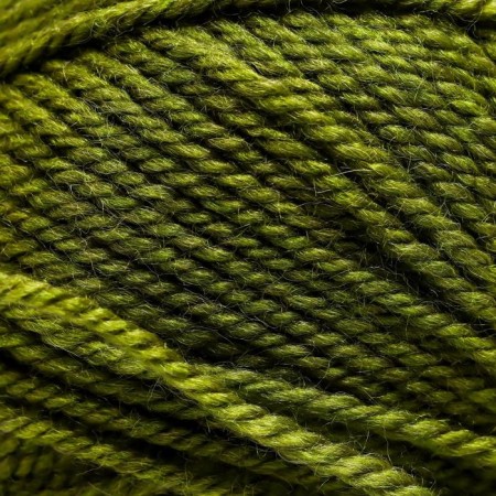 Yarn "Narodnaya" 30% wool, 70% acrylic volumetric 220m/100g (478 protective)-3