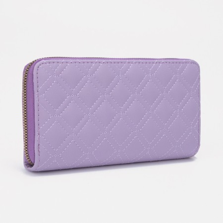 Women's wallet with lightning, lilac color-1