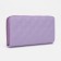 Women's wallet with lightning, lilac color