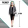 Model doll articular "High Fashion", turquoise style