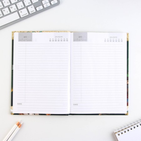 Diary in a gift box, A5, 80 sheets, a solid cover to the "Golden Teacher"-2