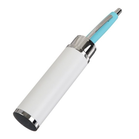 Handle Automatic San Remo 1.0 mm, metal blue case, blue rod, in a tube-3