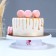 Cake stand rotating love, d = 27.5, white color