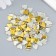 Decor for creativity Metal "Heart" gold set 150 pcs 1x1 cm