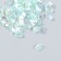 Decor for creativity Plastic "Executed Crystal" set of 60 pcs turquoise 0.8x0.6 cm