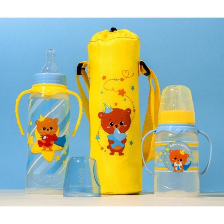 Thermo-Chekhol "Bear Prince" for a bottle of 250 ml-3
